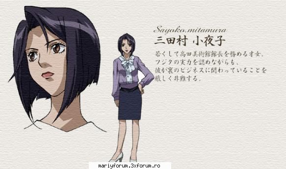 sayaka mitamura este noua directoare muzeului din takyo pare infumurata dar treaba Best User 10+; Moderator;Best avatar