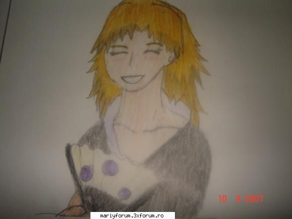 fan art desen! snat-o temari parul lasat spate! sper placa!