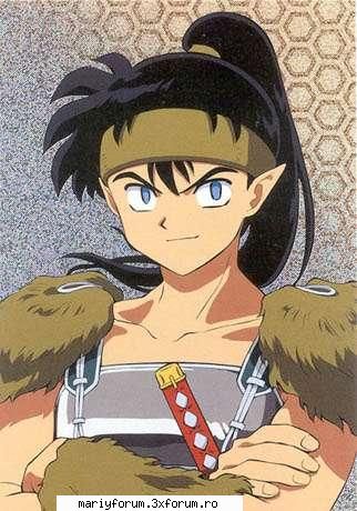 kouga     imi place cand spune lu' kagome iubeste fata inuyasha    