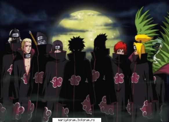 Akatsuki - Poze cu membrii organizatiei - Naruto