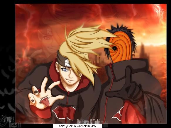 Akatsuki - tobi si deidara - Naruto