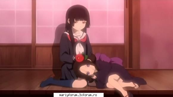 Enma Ai, ajutoarele sale si kikuri - da kagome_chan... kikuri apare in seria - Fata Iadului sau Jigoku Shoujo