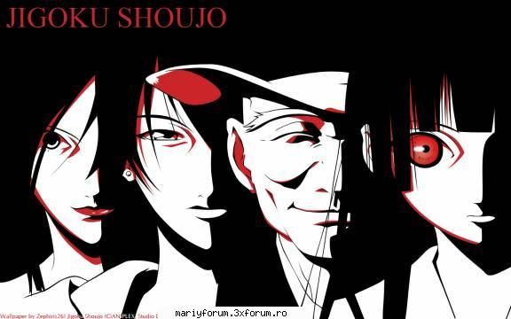 Enma Ai, ajutoarele sale si kikuri - AyumuNarumi - Fata Iadului sau Jigoku Shoujo