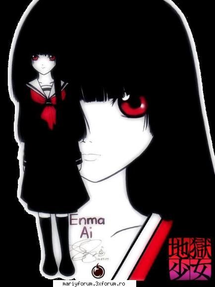 Enma Ai, ajutoarele sale si kikuri - eu le scot de pe torrent dak vrei intra - Fata Iadului sau Jigoku Shoujo