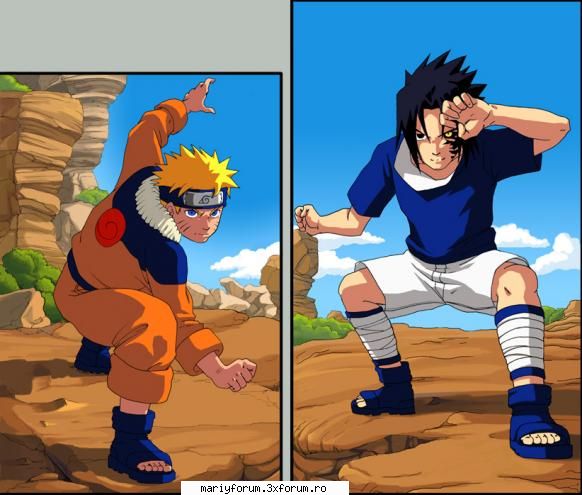 Intrebari ce te framanta - cand se vor confrunata Naruto cu Sasuke cine - Naruto