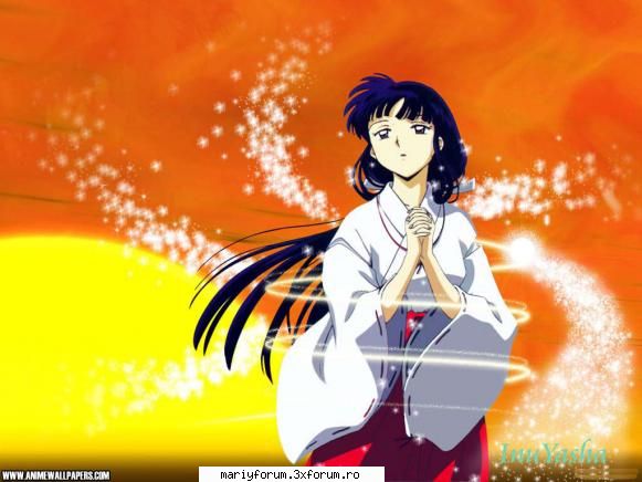 Kagome vs Kikyo - eu o aleg pe kikyou , kagome e uneori cam - Inuyasha