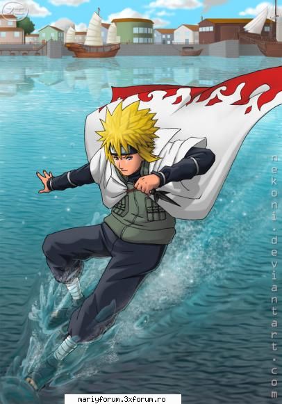 este al treilea hokaghe ,liderul grupului akatsuki si mai este tatal lui naruto namikaze minato
