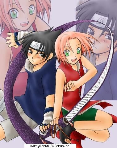 Sakura si Sasuke pareri si poze - Shobomik - Naruto