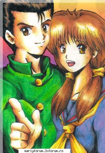 un cuplu destul de dragut. yusuke si keiko