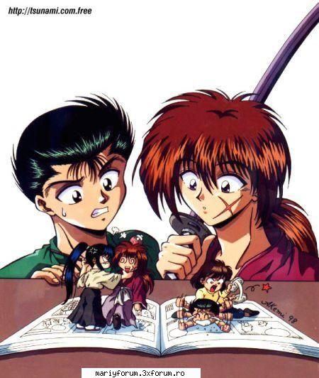 Yusuke si Keiko - ancutzaank_inuyasha - Yu Yu Hakuso