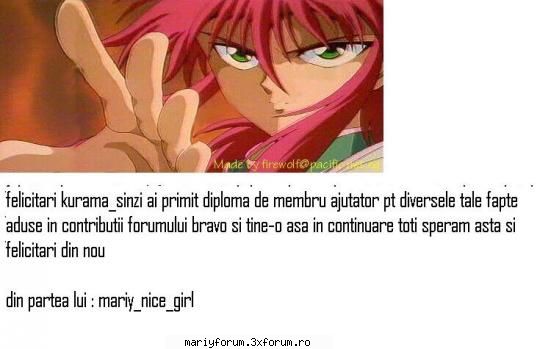 bravo - felicitariii kurama_ sinzi ai primit diploma de - Diplome