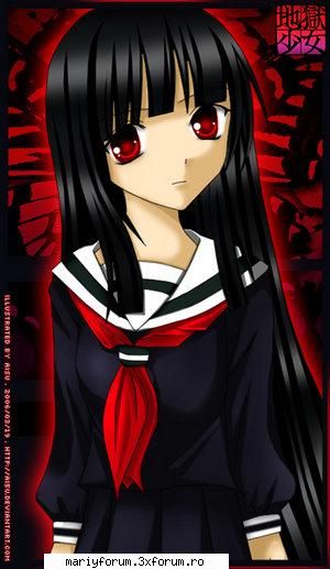 enma ai - Fata iadului e superba minunata,nu am cuvinte sa - Fata Iadului sau Jigoku Shoujo