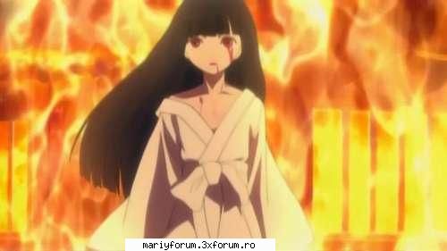 enma ai - dupa c se ridik din mormant si merge sa dea foc - Fata Iadului sau Jigoku Shoujo