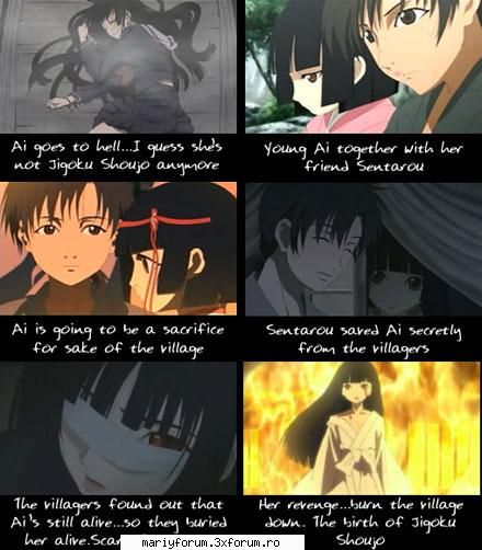 enma ai - o mini poveste despre c s-a intamplat in trecutul - Fata Iadului sau Jigoku Shoujo