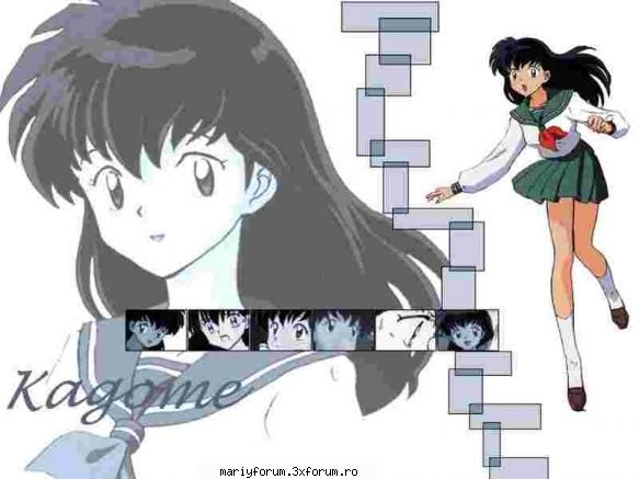 kagome - Desi e cateodata e enervanta..mie imi place de ea - Inuyasha