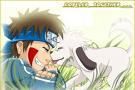kiba - so sweet baiatu........da in animeul naruto nu - Naruto