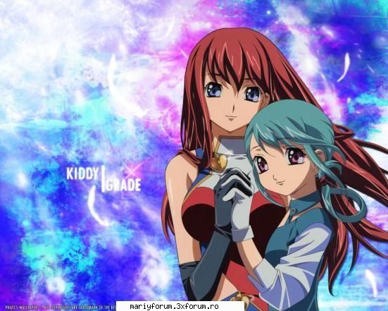 kiddy grade - imi place animeul sunt dragutze fetele - Kiddy Grade