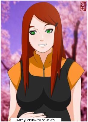 este foarte draguta :d kushina uzumaki
