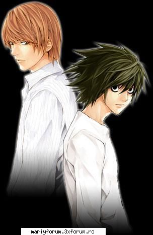 pers preferat - hm...nu m pot decide intre L si Light....amandoi - Death Note