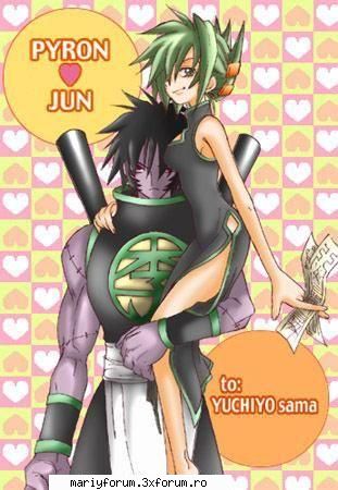poze amuzante - jun + lee pai long = love - Shaman King