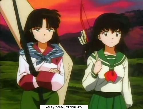 poze faine - sango si kagome - Inuyasha