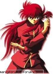 poze faine - kurama in rosuuu - Yu Yu Hakuso