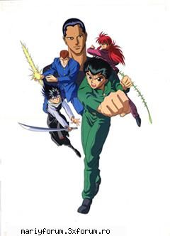 poze faine - cei patru si sensui - Yu Yu Hakuso
