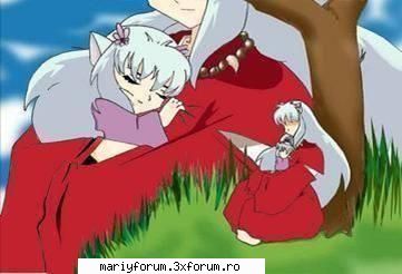 poze faine - inu are o fetita semi-demon(e frumoasa) - Inuyasha
