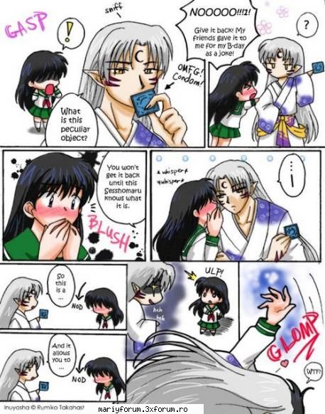 poze faine - cred cai o gluma......................cred - Inuyasha