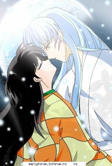 poze faine - o scena romantika - Inuyasha