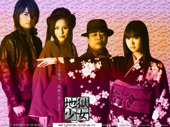 poze jigoku shojo real movie - a si inka o poza cu Enma Ai si ajutoarele - Fata Iadului sau Jigoku Shoujo