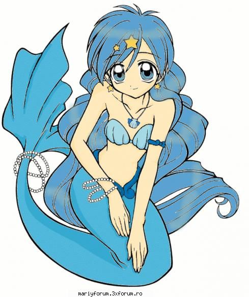pozeune poze cu personajele din anime - Shobomik - Mermaid Melody