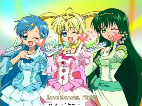 pozeune poze cu personajele din anime - Luchia & Hanon & Lina - Mermaid Melody