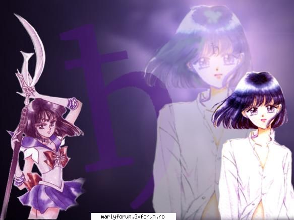 e dragutza  :nod: tomoe 
sailor saturn apare in al treilea sezon al si este singura al carui nume