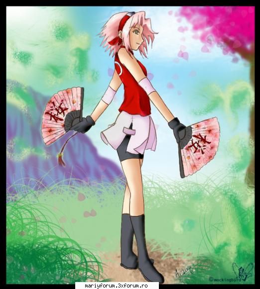 sakura vs ino - si eu tot pe sakura o aleg ino e enervanta - Naruto