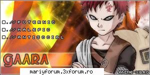 test naruto - la baieti, mi-a iesit Gaara!!Daa!!! - Naruto